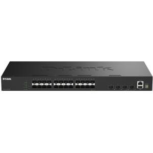 D-Link DGS-1530-28S 28-Port L2 Stackable Managed Fiber Switch, 24x Gigabit SFP, 4x 10G SFP+ Ports, zero touch provisioning
